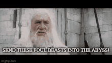 Foul Beasts Catapult GIF - Foul Beasts Catapult Gandalf GIFs
