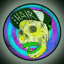 The Hair Skull GIF - The Hair Skull Hat GIFs