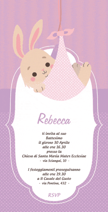 Rebecca Battesimo GIF - Rebecca Battesimo Coniglio GIFs