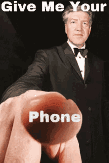 David Lynch Give Me Your Phone GIF - David Lynch Give Me Your Phone GIFs