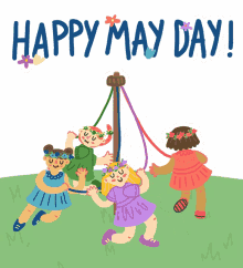 may day flowers flower crown happy may first day of may