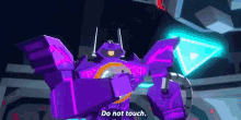 Transformers Shockwave GIF - Transformers Shockwave Do Not Touch GIFs