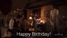 a hallmark ad shows a family celebrating their birthday