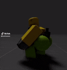 a cartoon character holding a bottle and a lighter says tiktok on the bottom