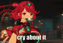 Cry About It Pyra GIF - Cry About It Pyra Smash GIFs