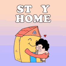 Stay Home Stay At Home GIF - Stay Home Stay At Home Afro Pig GIFs