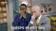 Gasp British GIF - Gasp British Gasps In British GIFs