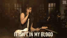 Its Isnt In My Blood Performer GIF - Its Isnt In My Blood Performer Singing GIFs