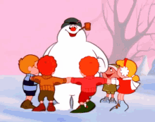 Frosty The Snowman Dance Around GIF - Frosty The Snowman Dance Around Christmas Cartoon GIFs