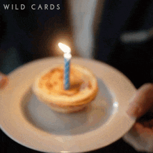 Blowing A Candle George Graham GIF - Blowing A Candle George Graham Wild Cards GIFs