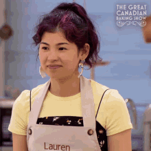 Nodding Lauren GIF - Nodding Lauren The Great Canadian Baking Show GIFs