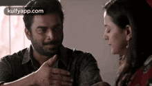 Happy.Gif GIF - Happy Shaking Hands Looking At Each Other GIFs