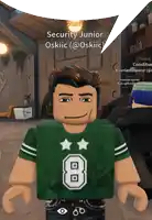 a cartoon character wearing a green shirt with the number eight on it