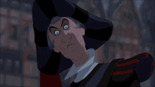 death glare frollo glare angry eyebrows