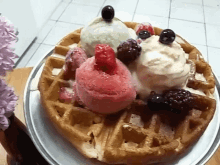 dig in waffle ice cream