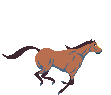Beautiful Running Horse Sprite Animation Sticker - Beautiful Running Horse Sprite Animation Stickers