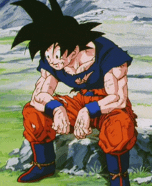 Goku Tired Buu Saga GIF - Goku Tired Goku Buu Saga GIFs