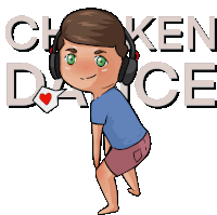 Loganolio Chicken Dance Sticker - Loganolio Chicken Dance Drowningarrows Stickers