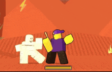 a cartoon character is holding a baseball bat and has a red star on his chest with the number 7 on it