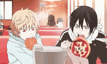 yato hiyori pizza burger anime