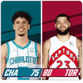 Charlotte Hornets (75) Vs. Toronto Raptors (80) Third-fourth Period Break GIF - Nba Basketball Nba 2021 GIFs