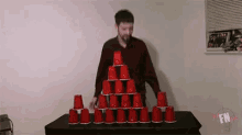 Table Flip GIF - Table Flip Cups Red Solo Cups GIFs