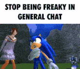 Stop Being Freaky In General Chat Sonic 06 GIF - Stop Being Freaky In General Chat Sonic 06 Sonic Takeover GIFs