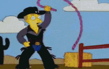 Smithers Whip GIF - Smithers Whip The Simpsons GIFs
