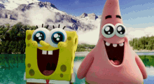 Spongebob And Patrick Travel The World GIF