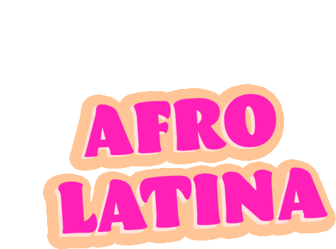 Afro Latina Morenita Sticker - Afro Latina Morenita Latinegra Stickers