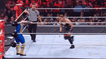 Rhea Ripley Wrestling GIF - Rhea Ripley Wrestling Charge GIFs