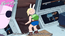 I'Ve Never Been A Big Picture Person Fionna GIF - I'Ve Never Been A Big Picture Person Fionna Adventure Time Fionna And Cake GIFs