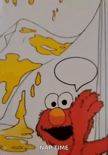 elmo from sesame street with a speech bubble that says do it