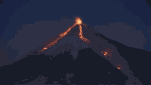 Volcano Mount Mayon GIF