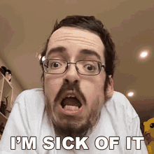 im sick of it ricky berwick therickyberwick im tired of it thats too much