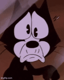 Felix The Cat Flabbergasted GIF - Felix The Cat Flabbergasted Shocked GIFs