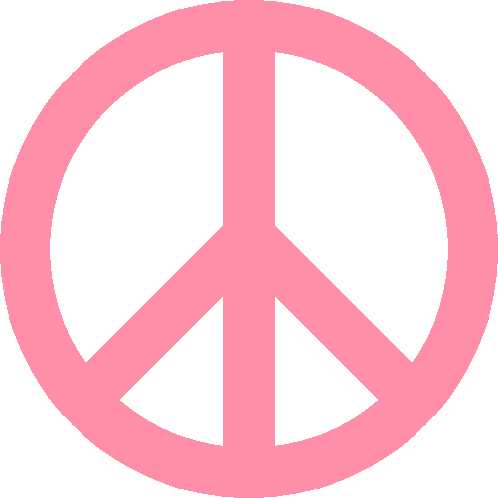 Pink Peace Sign Joypixels Sticker - Pink Peace Sign Peace Sign Joypixels Stickers