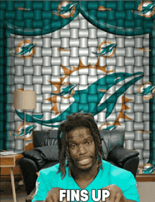 Fins Up Miami Dolphins GIF