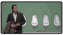 Perdido John Travolta GIF - Perdido John Travolta Banheiro Vazio GIFs