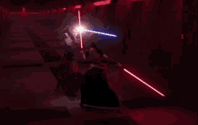 Anakin Skywalker Asajj Ventress GIF - Anakin Skywalker Asajj Ventress Lightsaber GIFs