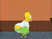 Homer Simpson Pants Down GIF