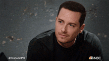 looking jay halstead jesse lee soffer chicago pd staring at something