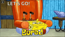 Sponge Bob Bored GIF