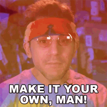Make It Your Own Man Shane Luis GIF - Make It Your Own Man Shane Luis Rerez GIFs