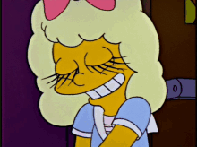 Amber Simpsons Blinking GIF - Amber Simpsons Blinking The Simpsons GIFs