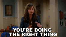Youre Doing The Right Thing Bonnie GIF - Youre Doing The Right Thing Bonnie Allison Janney GIFs