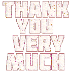 Thank You Thanks Sticker - Thank You Thanks Thank You So Much Stickers