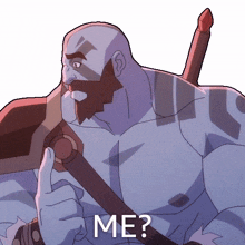 me grog strongjaw the legend of vox machina you mean me are you talking to me