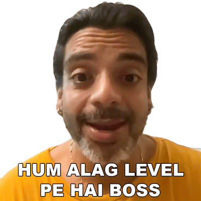 Hum Alag Level Pe Hai Boss Jeeveshu Ahluwalia Sticker - Hum Alag Level Pe Hai Boss Jeeveshu Ahluwalia हमअलगलेवलपेबॉस Stickers