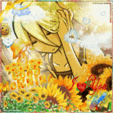 a collage of sunflowers with the words good morning i love you on the bottom
